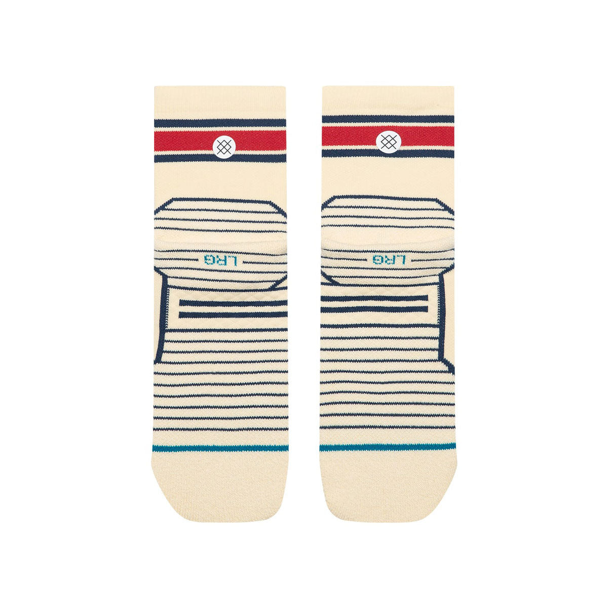 Stance Boyd Golf Mid Quarter Socks - Canvas