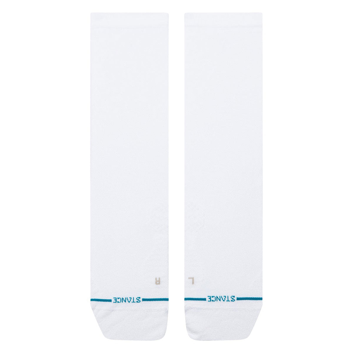 Stance Golf Ribbed Mid Crew Socks - White