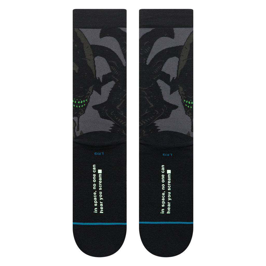 Stance Alien Crew Socks - Black