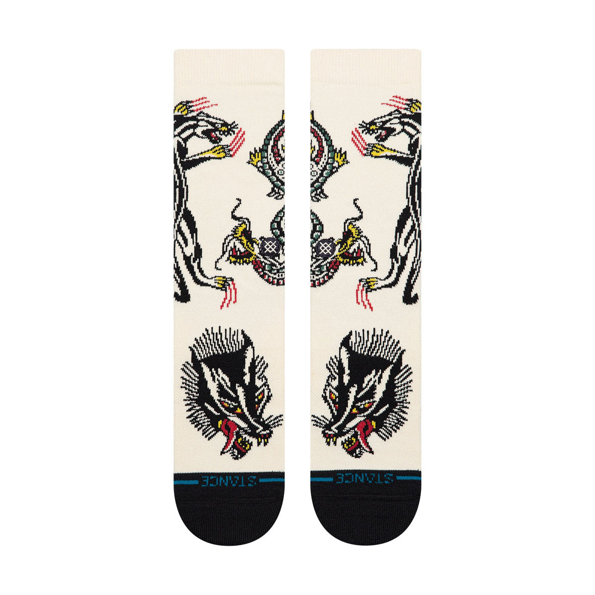 Stance Battle Crew Socks - Cream