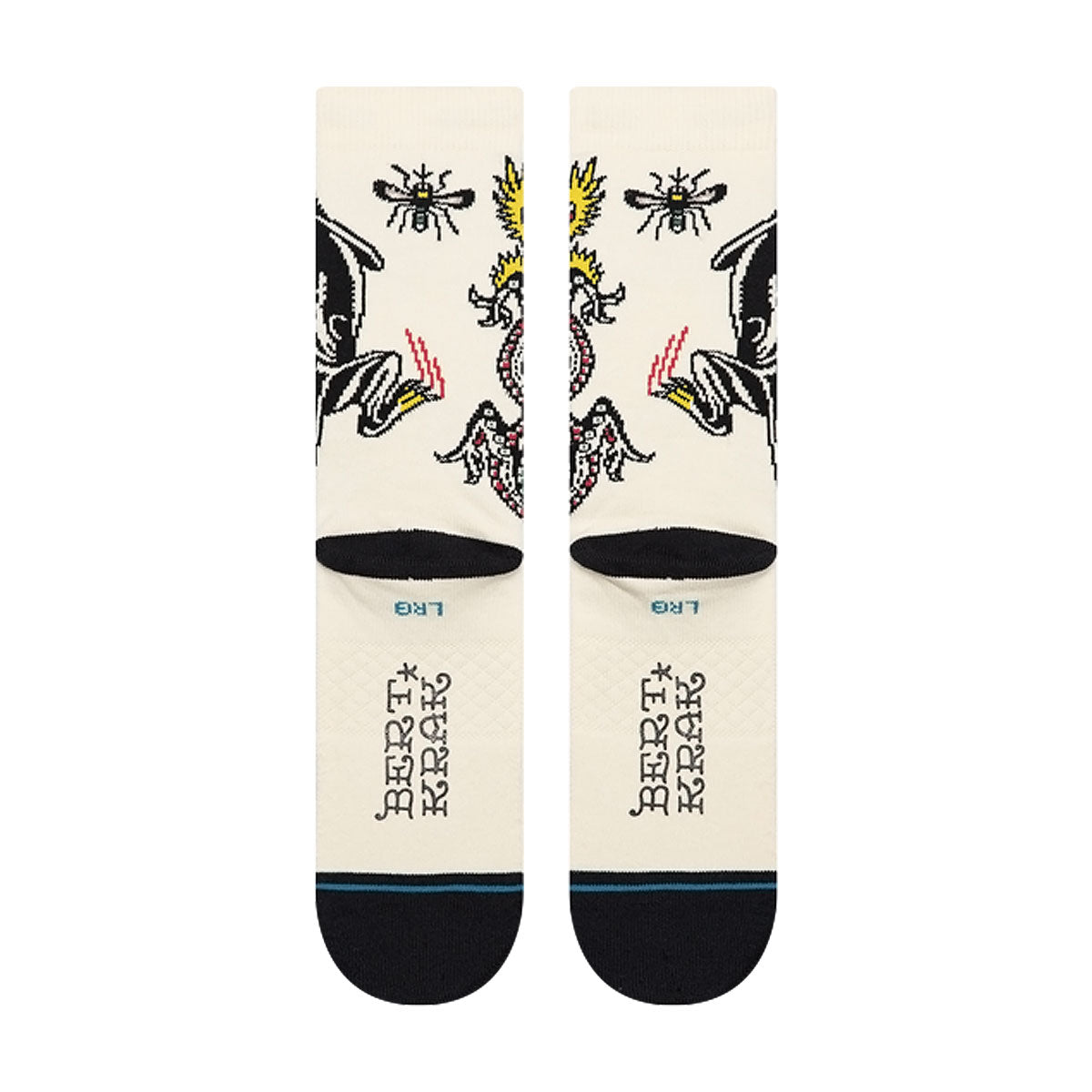 Stance Battle Crew Socks - Cream