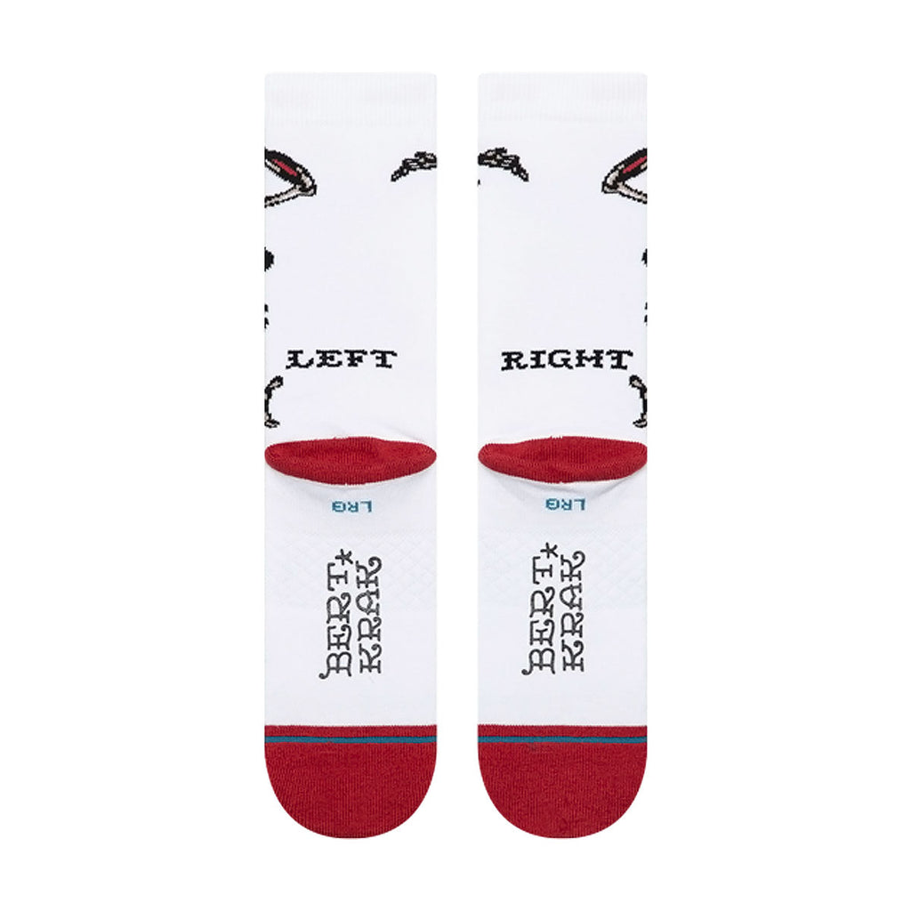 Stance Skeleton Crew Socks - White