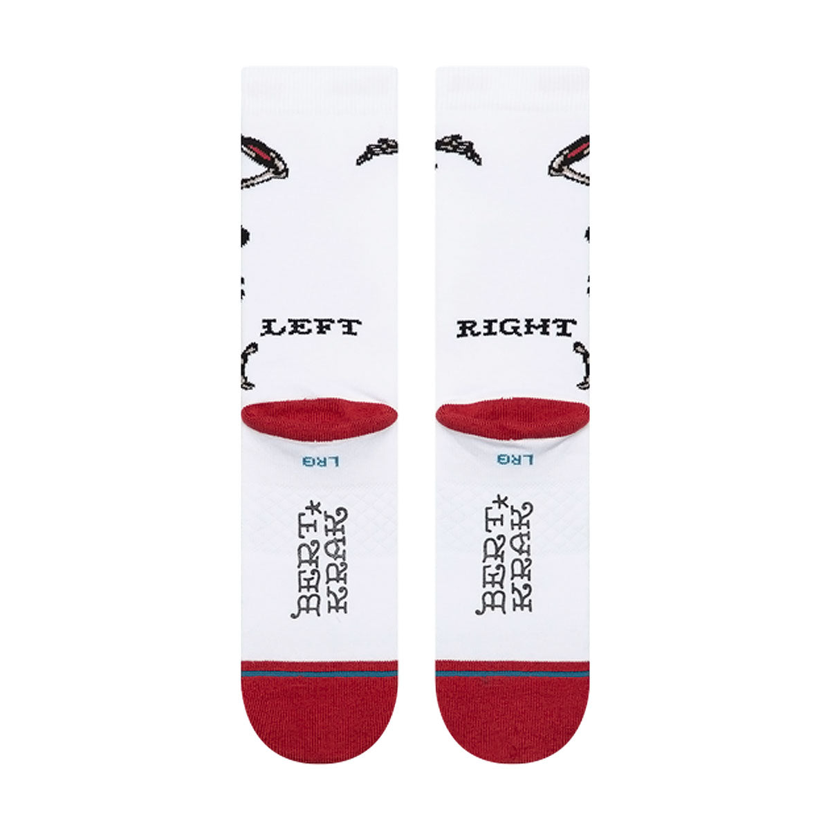 Stance Skeleton Crew Socks - White