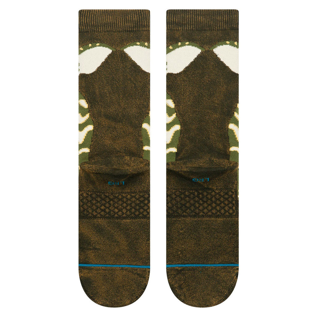 Stance Stripe Gremlins Crew Socks - Dark Green