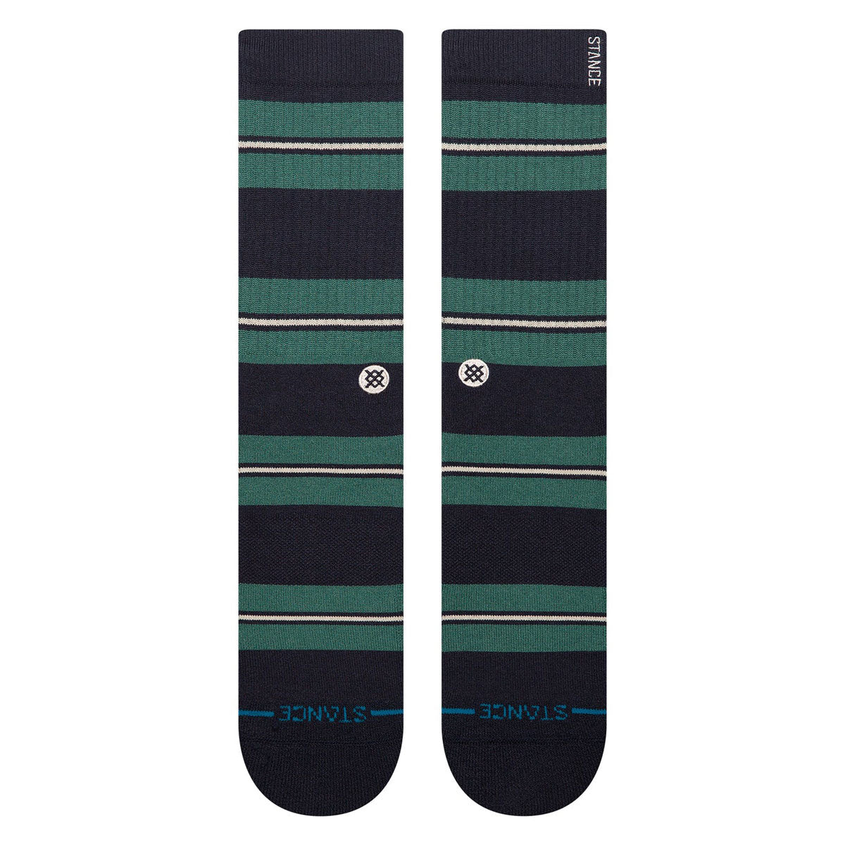 Stance Caesar Stripe Crew Socks - Green