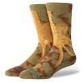 Stance Face Hugger Crew Socks - Brown