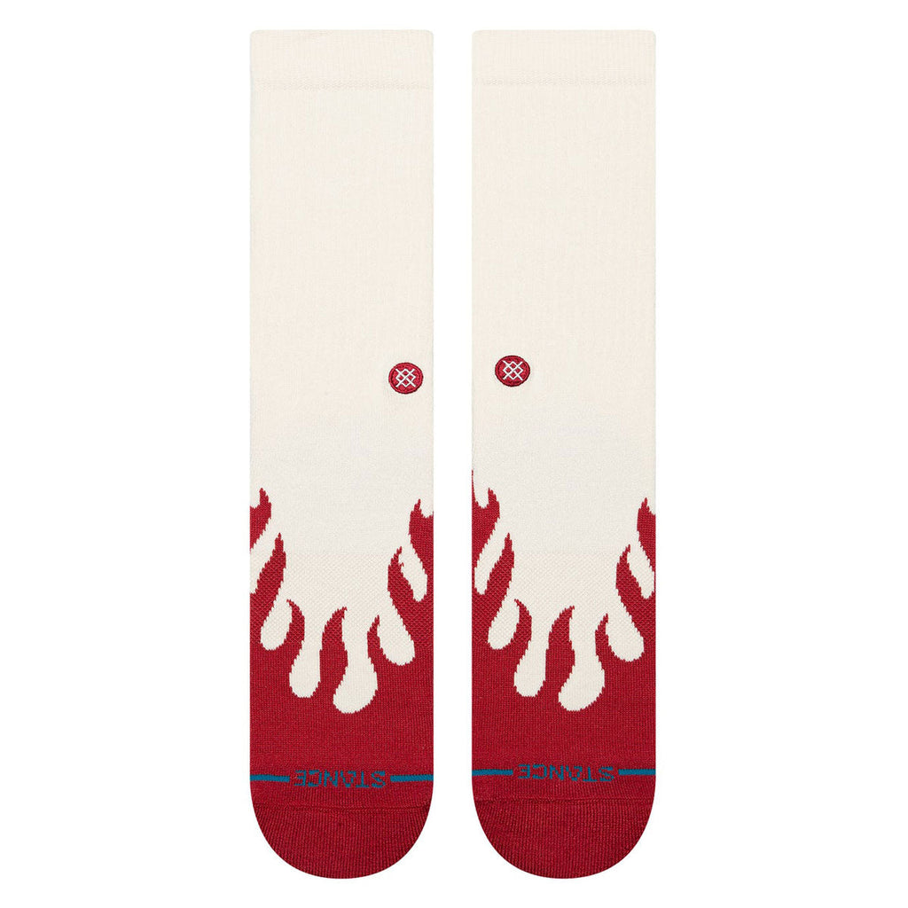 Stance Heating Up Crew Socks - Red