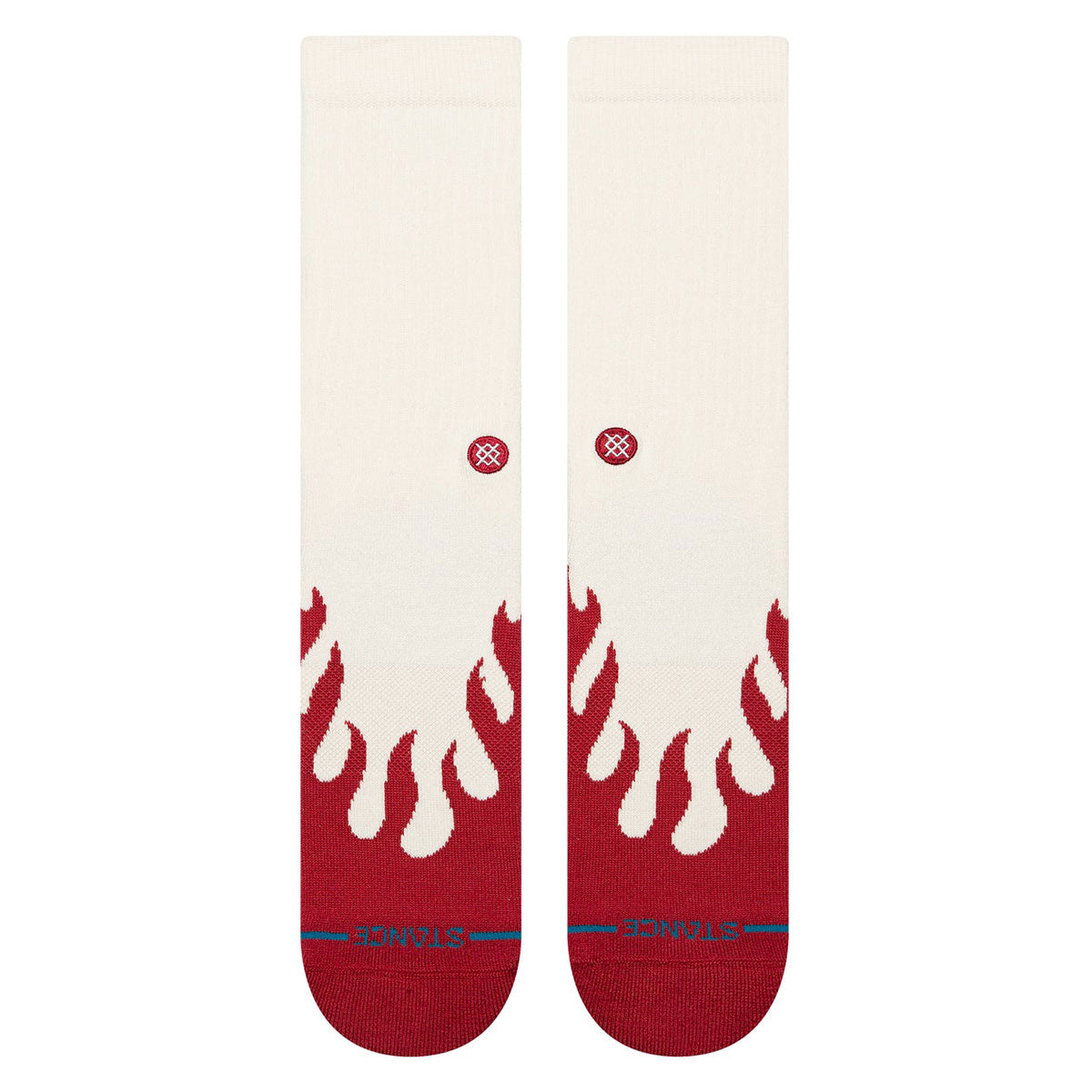 Stance Heating Up Crew Socks - Red