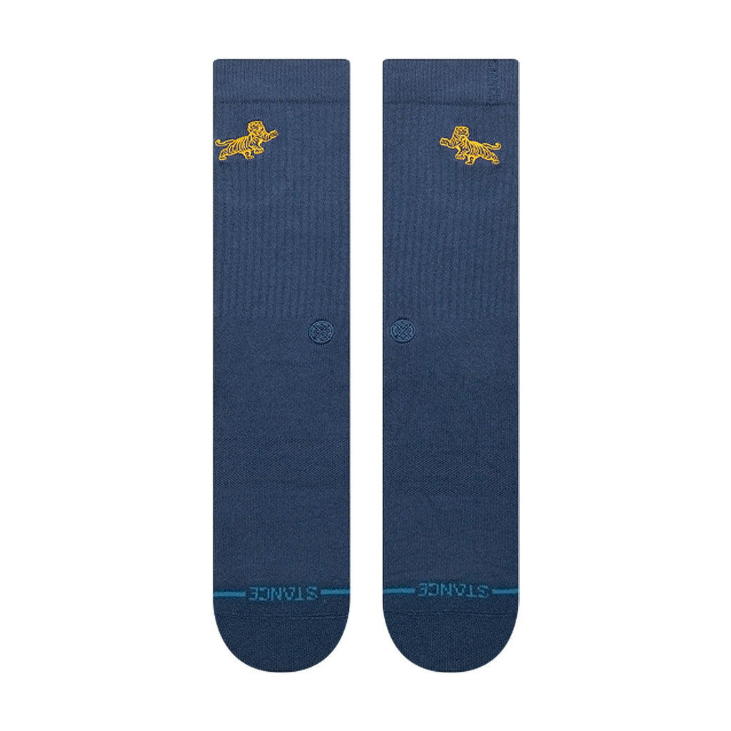Stance Stripes Crew Socks - Navy