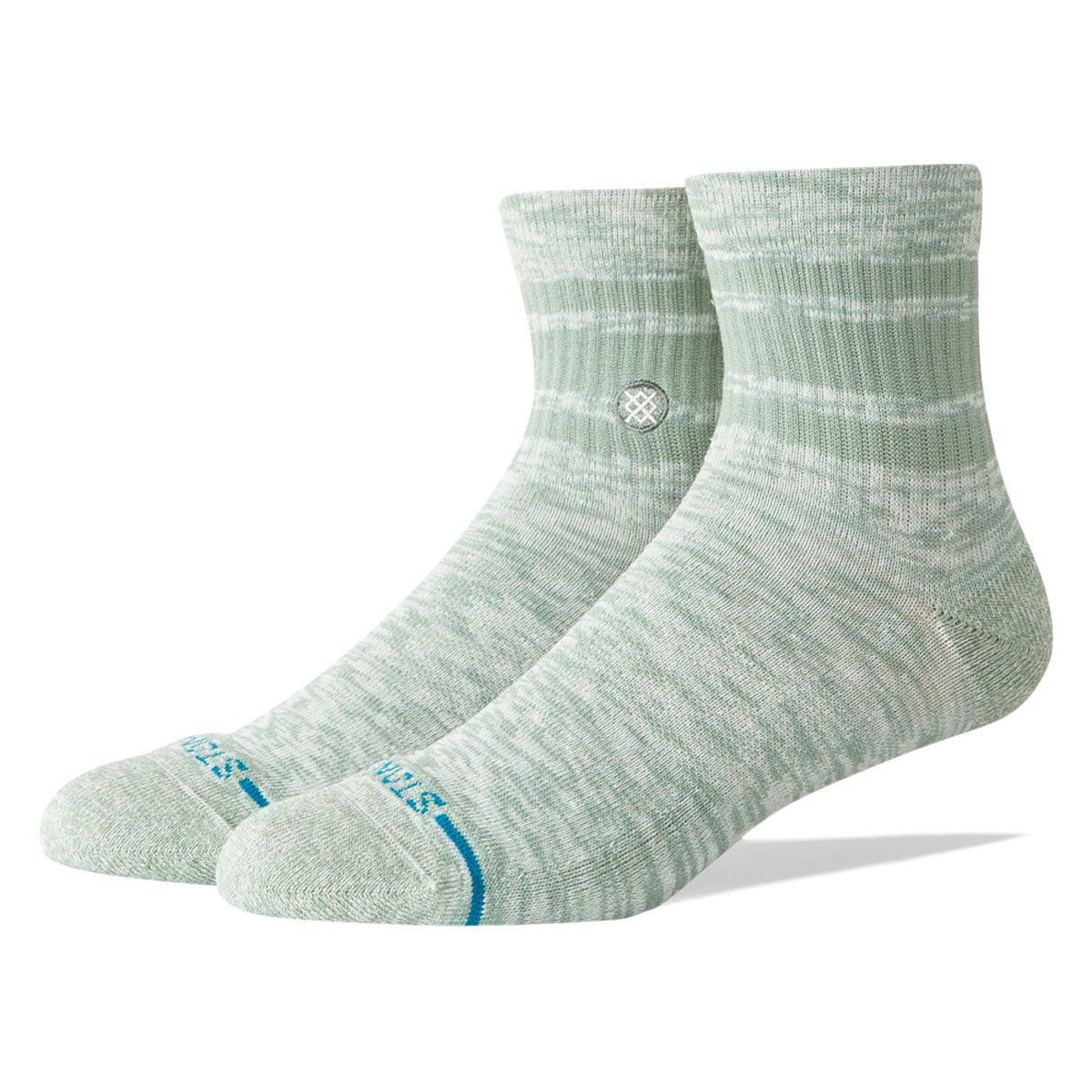 Stance Slub Boyd Quarter Socks - Iceberg