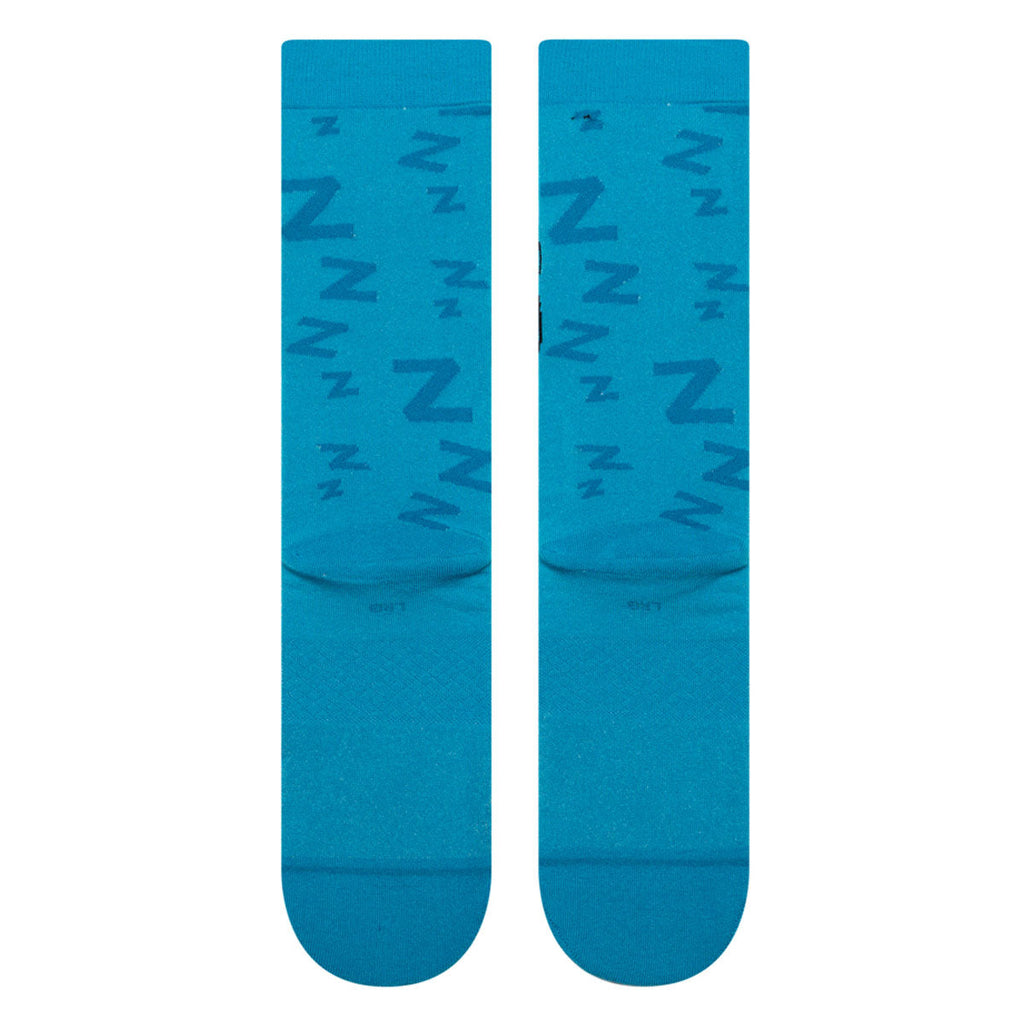 Stance Snorlax Sleepy Crew Socks - Teal