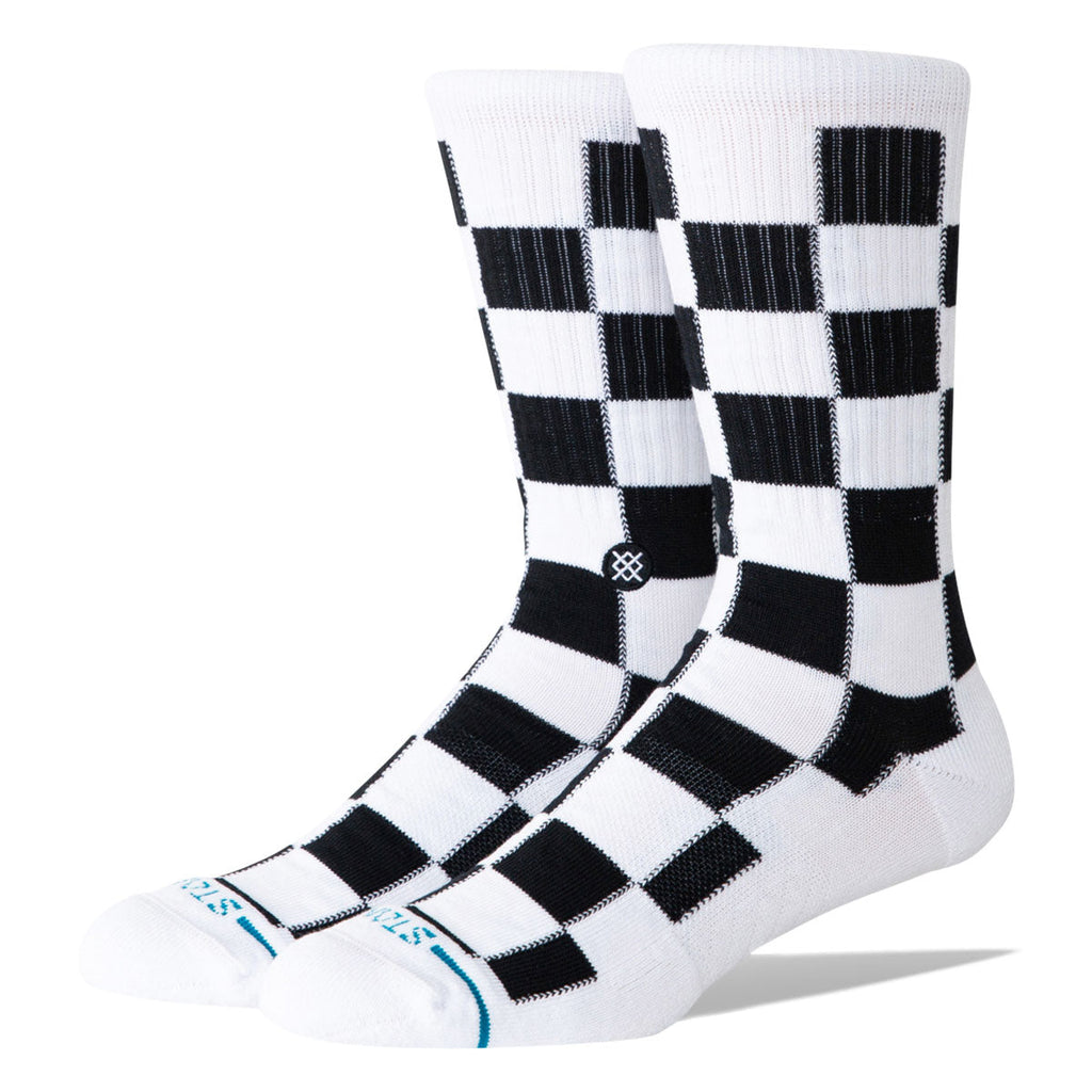 Stance Dance Floor Crew Socks - White