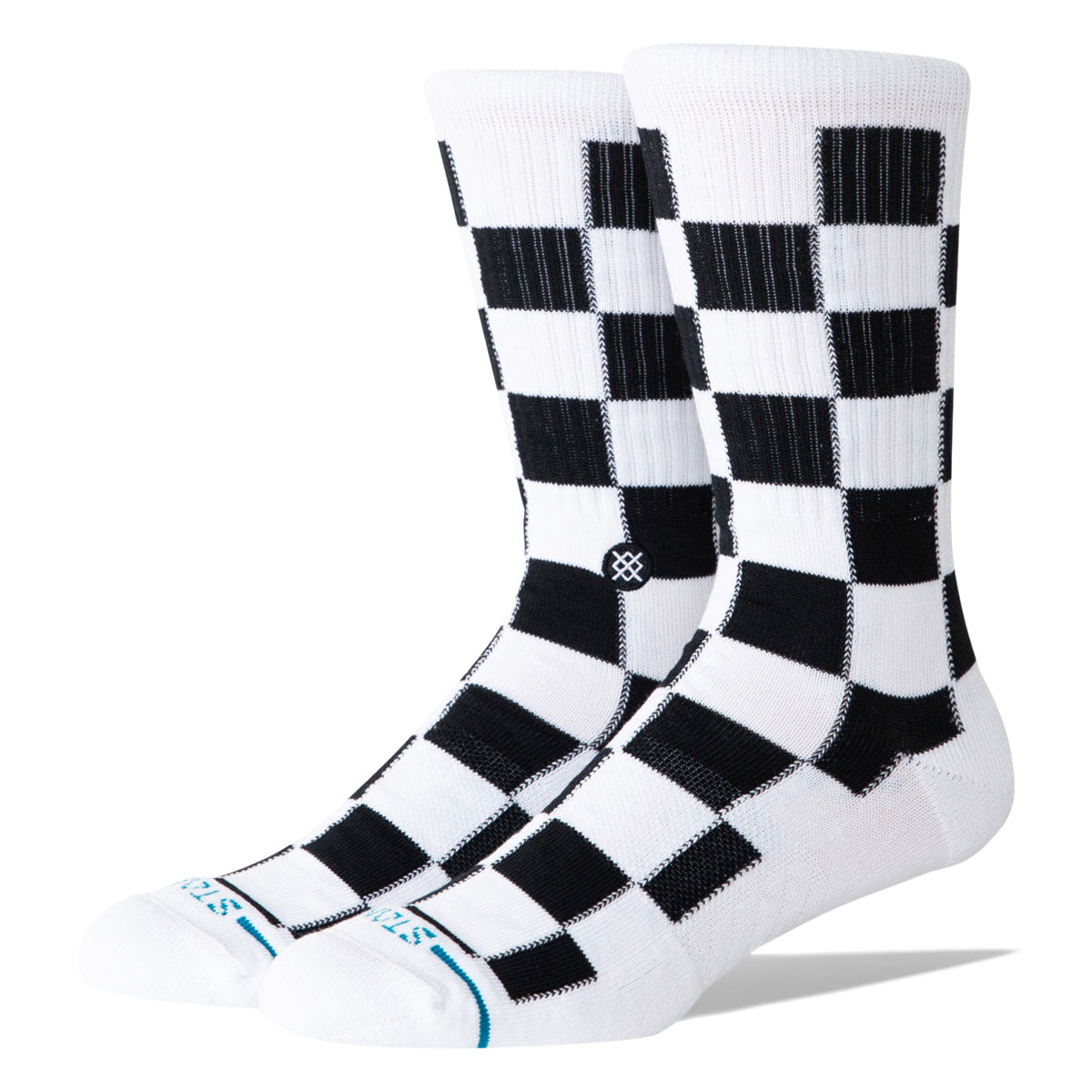 Stance Dance Floor Crew Socks - White