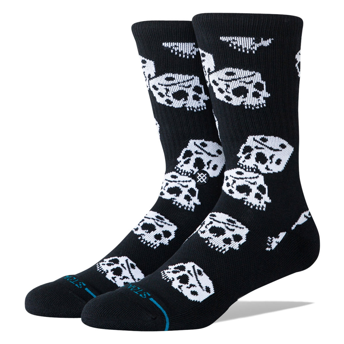 Stance Die Up Crew Socks - Black