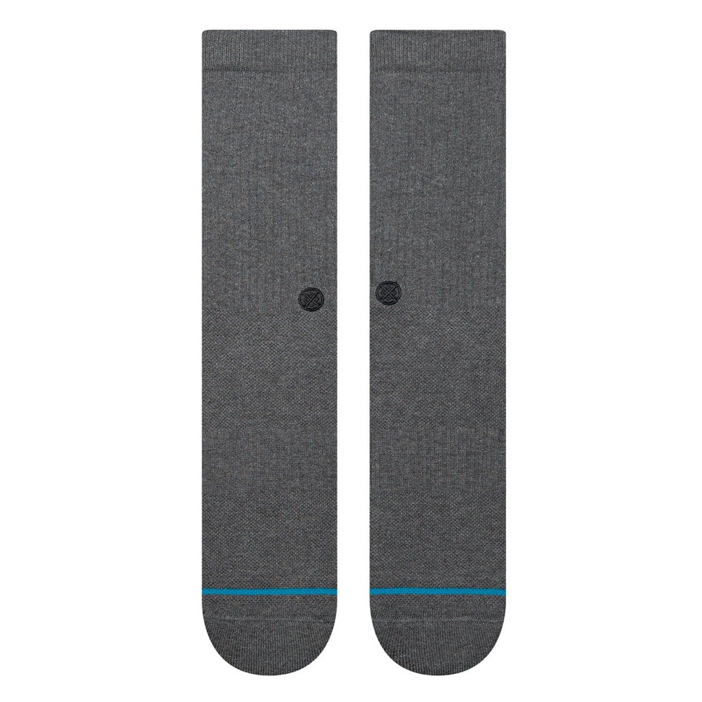Stance Signature Crew Socks - Black Heather