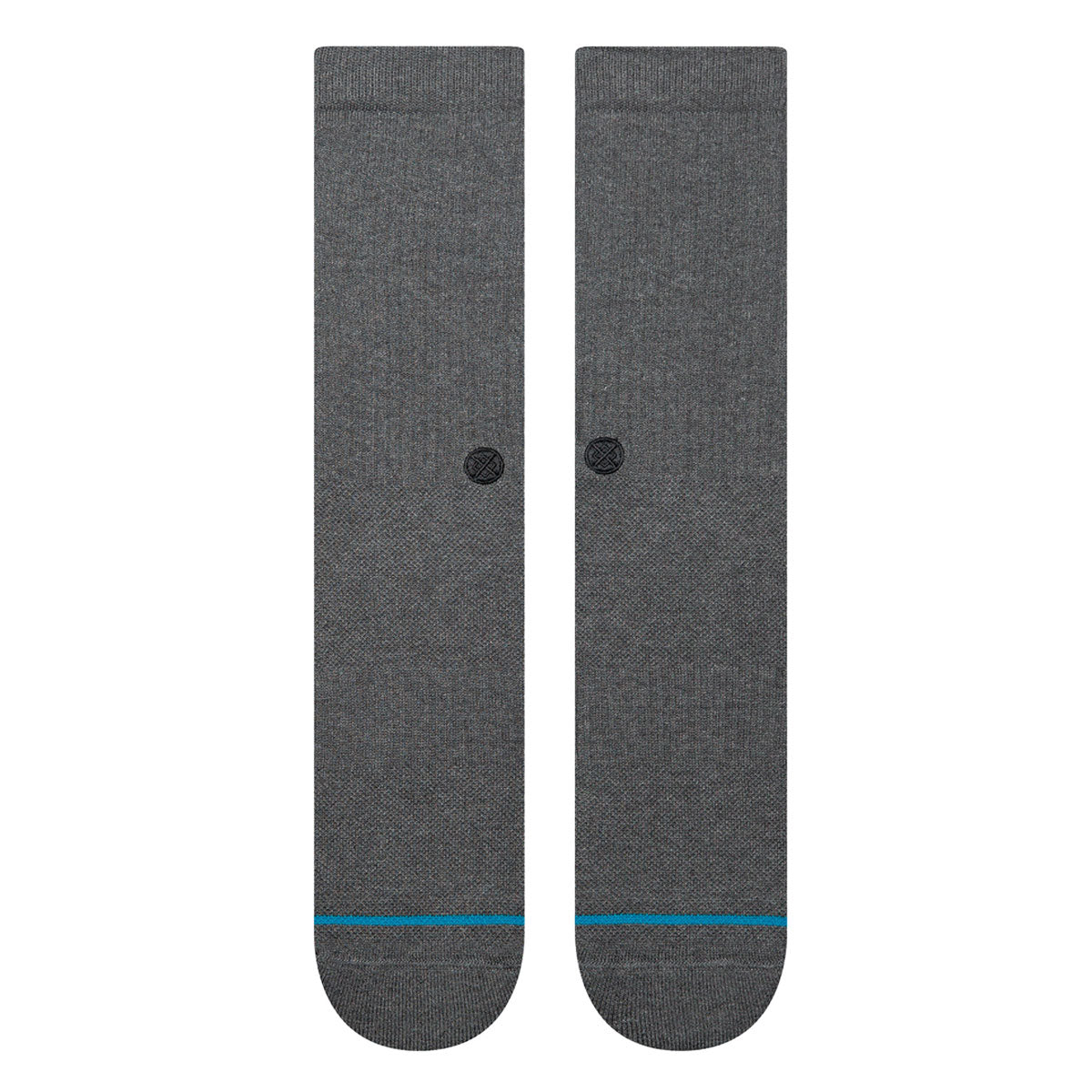 Stance Signature Crew Socks - Black Heather