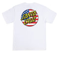 Santa Cruz July 4th Dot V2 T-Shirt - White