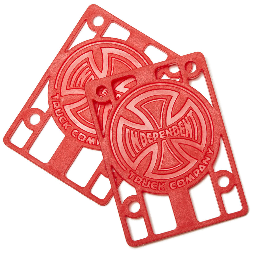 Independent Genuine Parts Risers - Red - 1/8"