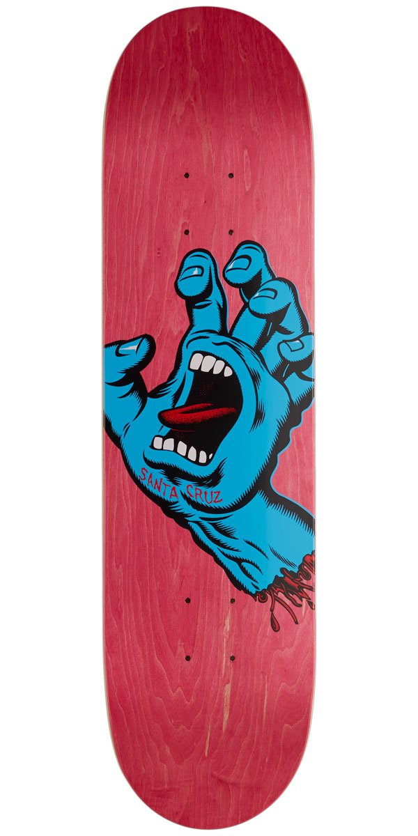 Santa Cruz Screaming Hand Skateboard Deck - 7.80"