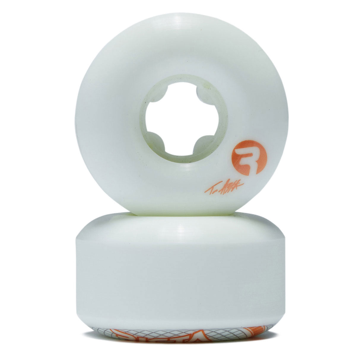 Ricta Asta Vortex Naturals Slim 101a Skateboard Wheels - White - 52mm