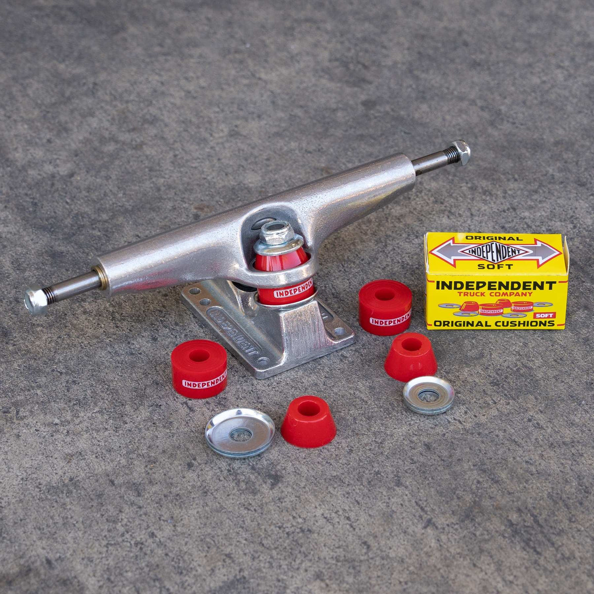 Independent Genuine Parts Original Cushions Soft 90a Bushings - Red