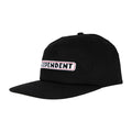 Independent Bar Logo Snapback Hat - Black