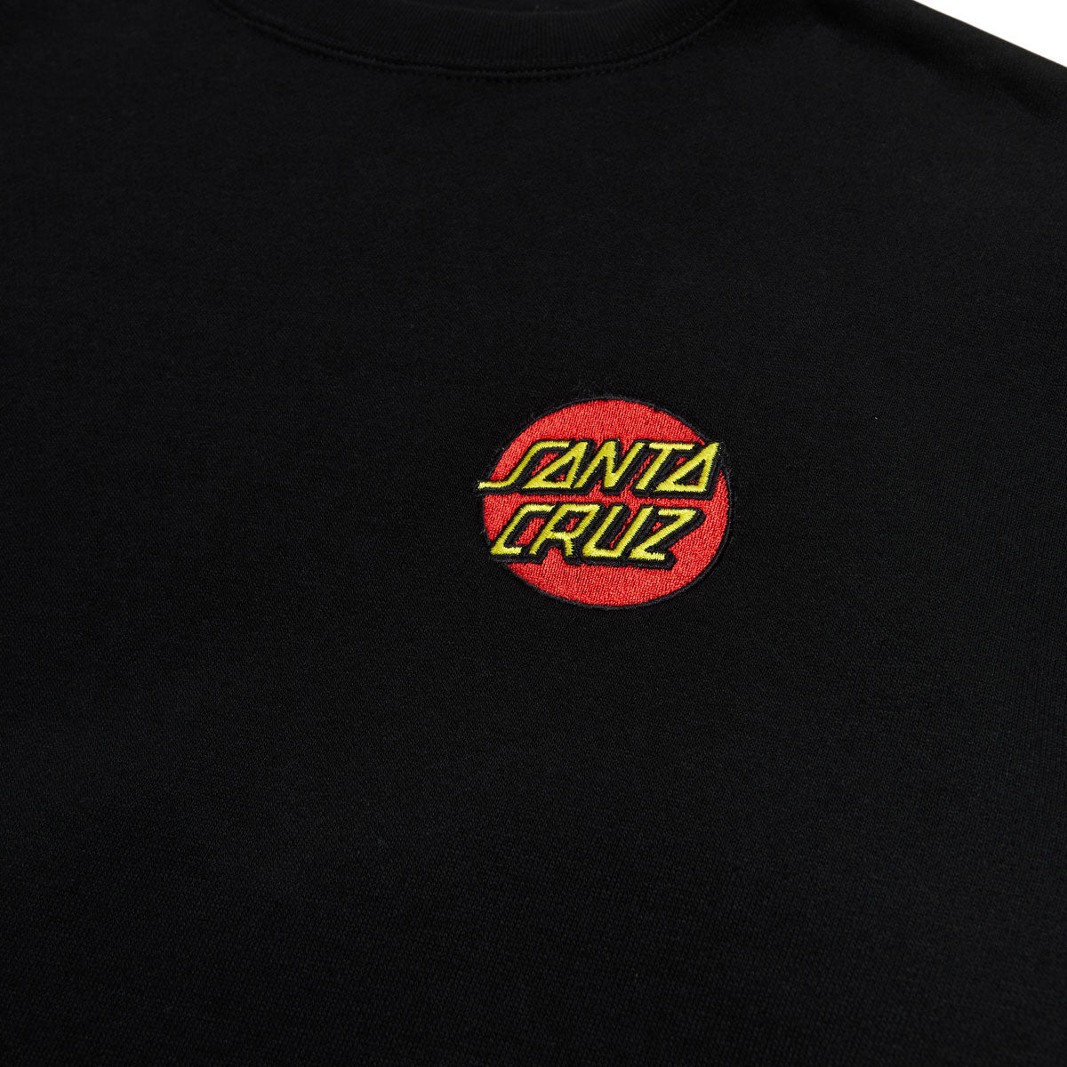 Santa Cruz Cruz Embroidered Sweatshirt - Black