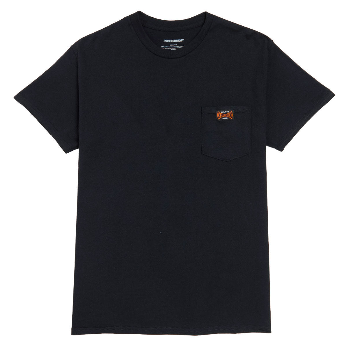 Independent Built To Grind Pocket T-Shirt - Black