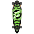 Santa Cruz Flame Ringed Dot 33" Pintail Pre-Built Longboard Complete