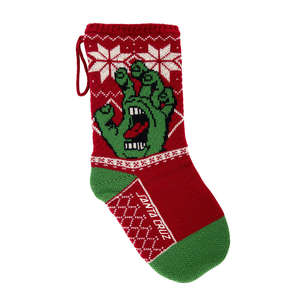 Santa Cruz Screaming Stocking - Red/Green