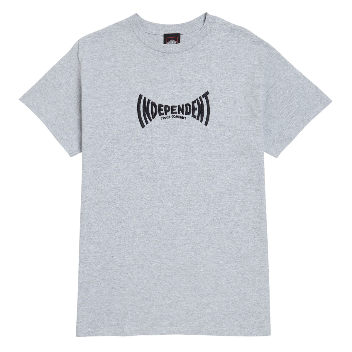 Independent Embroidered Span T-Shirt - Sport Grey