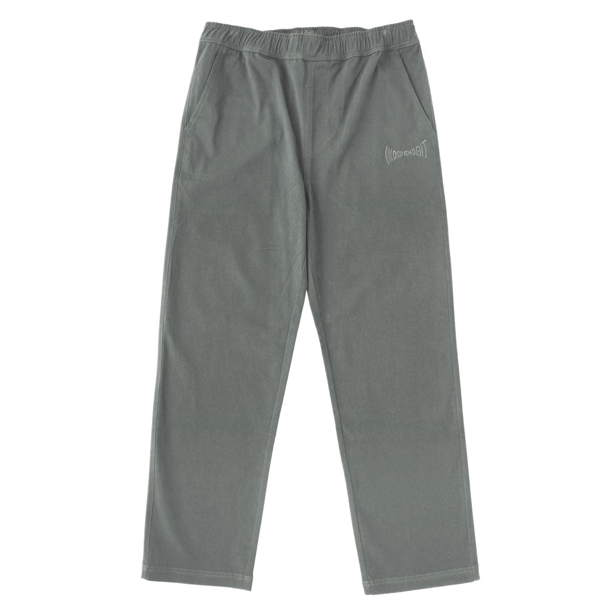 Independent Span Elastic Waist Pants - Slate