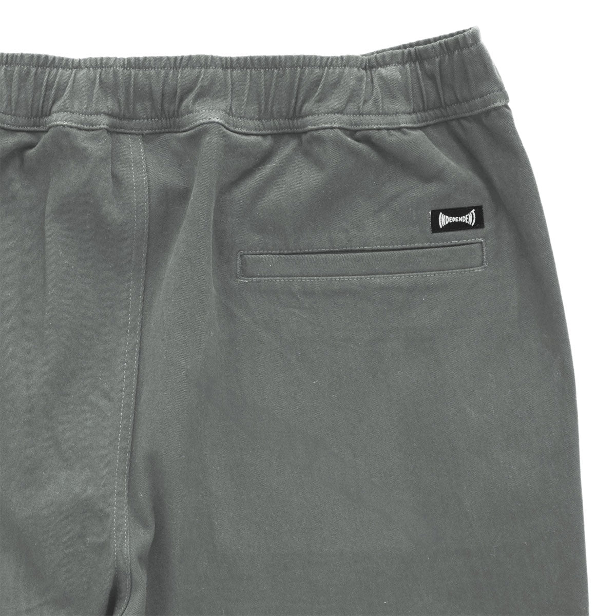 Independent Span Elastic Waist Pants - Slate