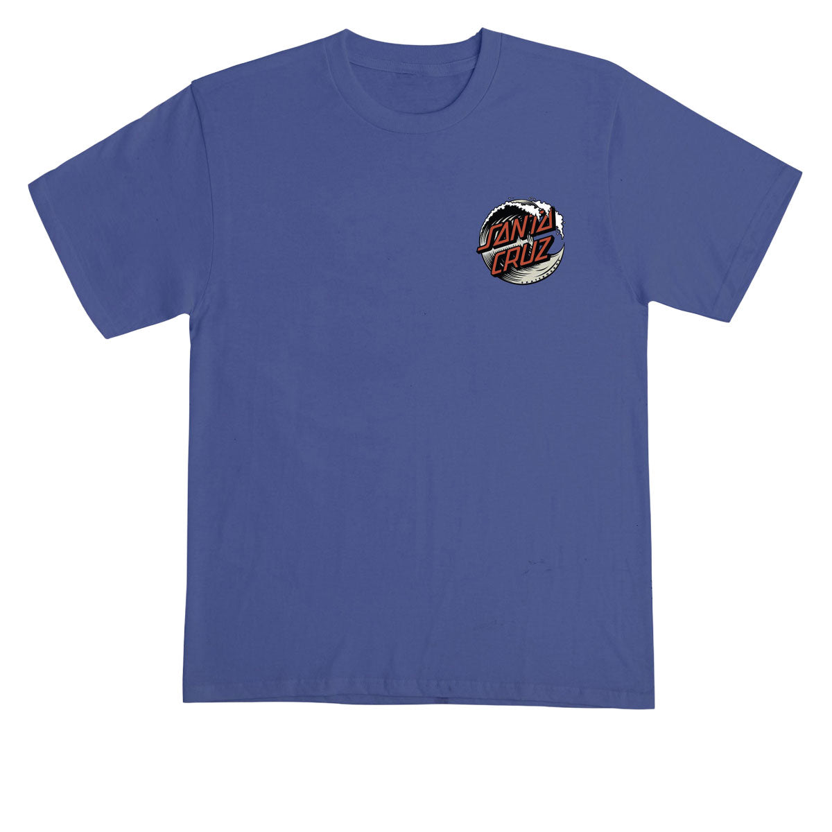 Santa Cruz Wave Dot T-Shirt - Metro Blue/Dust