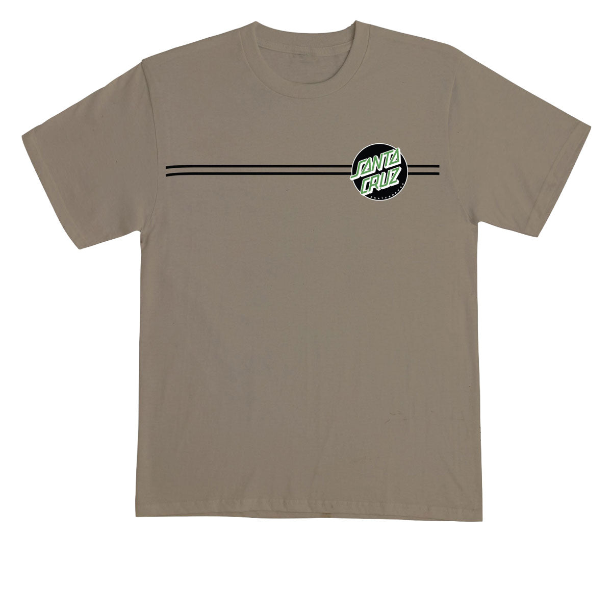 Santa Cruz Other Dot T-Shirt - Prairie Dust/Black/Green