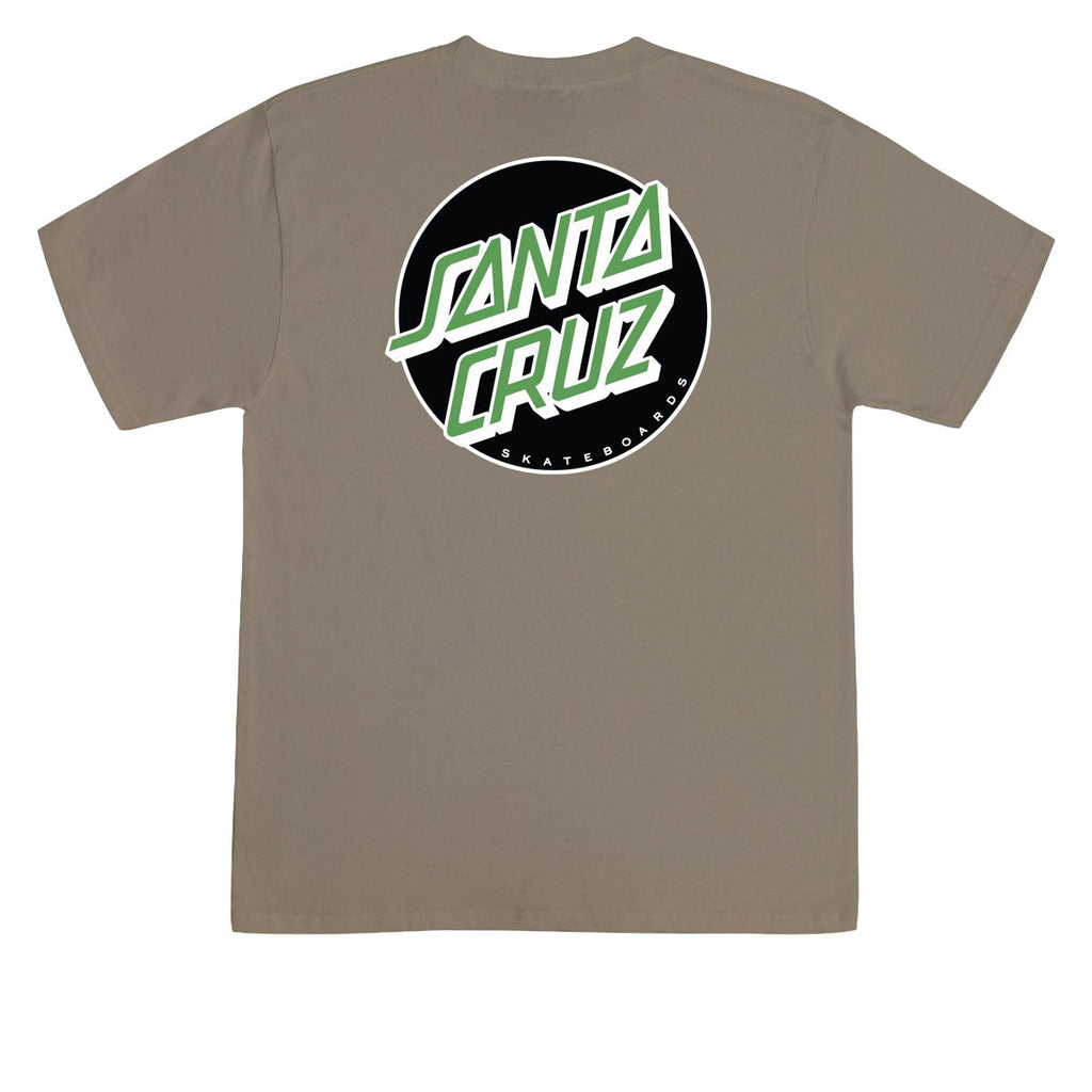 Santa Cruz Other Dot T-Shirt - Prairie Dust/Black/Green