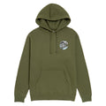 Santa Cruz Wave Dot Hoodie - Army/Light Blue