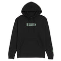 Santa Cruz Cut Strip Front Hoodie - Black