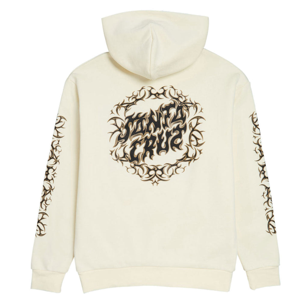 Santa Cruz Razor Dot Center Hoodie - Bone