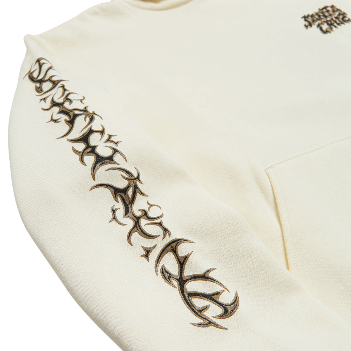 Santa Cruz Razor Dot Center Hoodie - Bone
