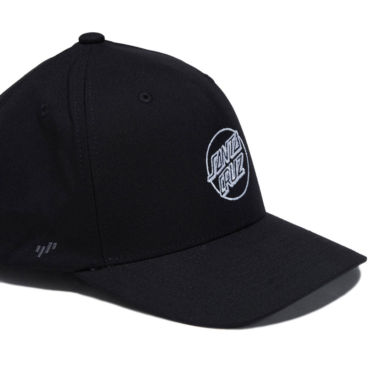 Santa Cruz Opus Dot Snapback Hat - Black/White