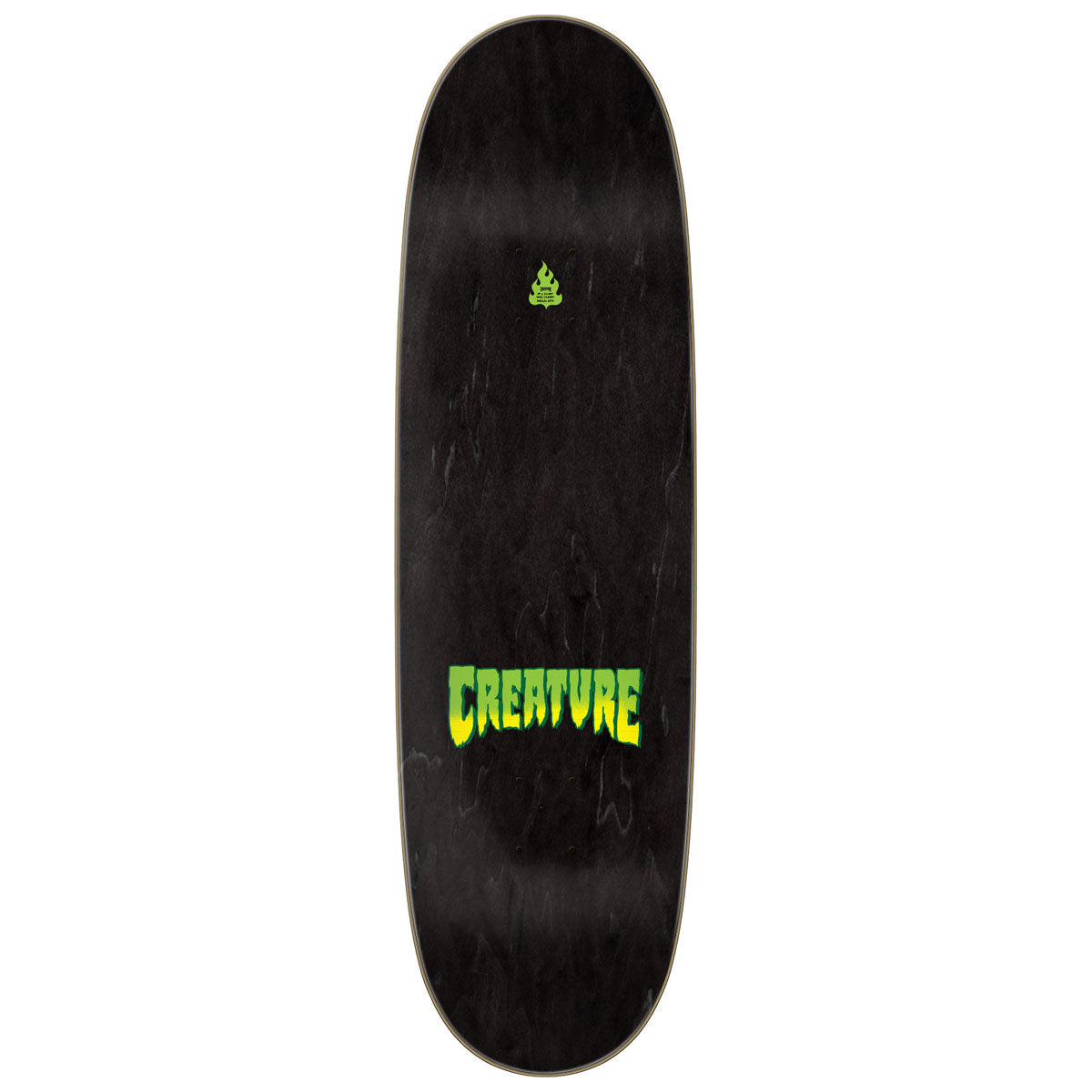 Creature Logo Spray Skateboard Deck - 9.00"