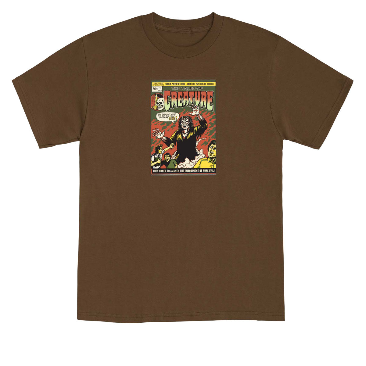 Creature Comic Book Relic T-Shirt - Dark Chocolate