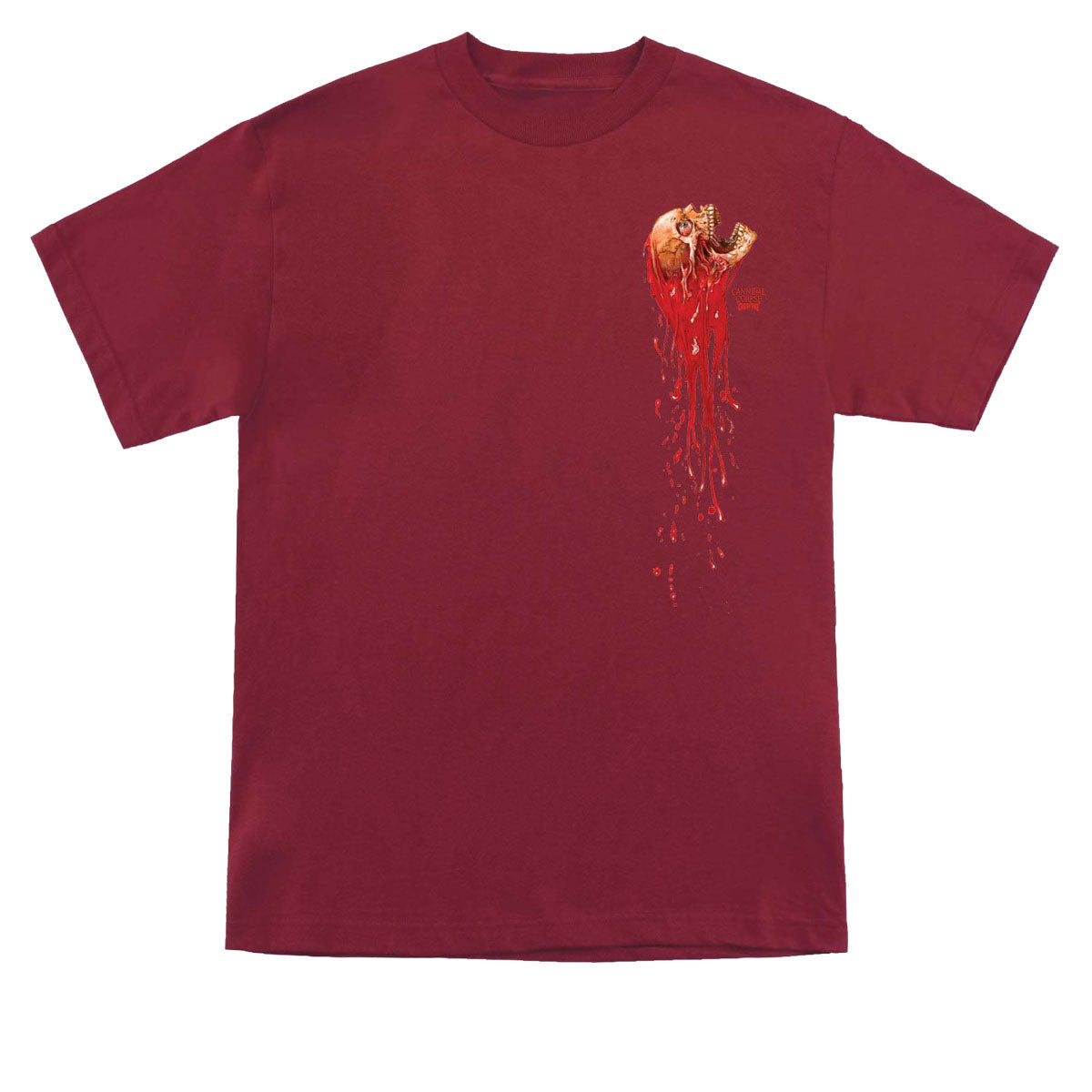 Creature x Cannibal Corpse T-Shirt - Cardinal Red