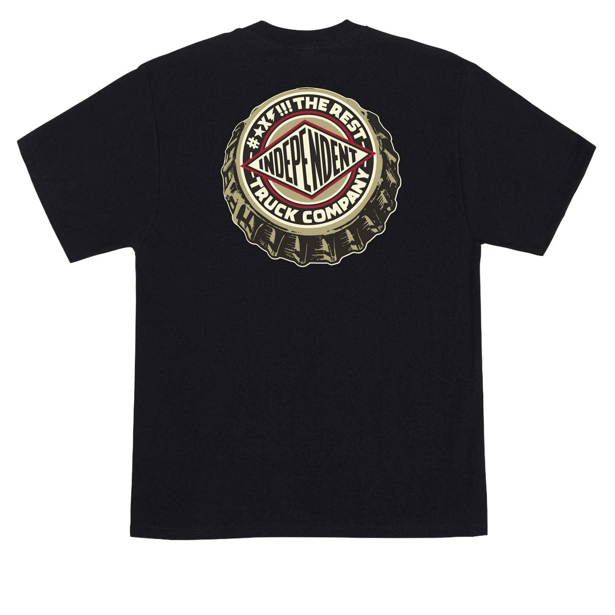 Independent FTR Cap T-Shirt - Black
