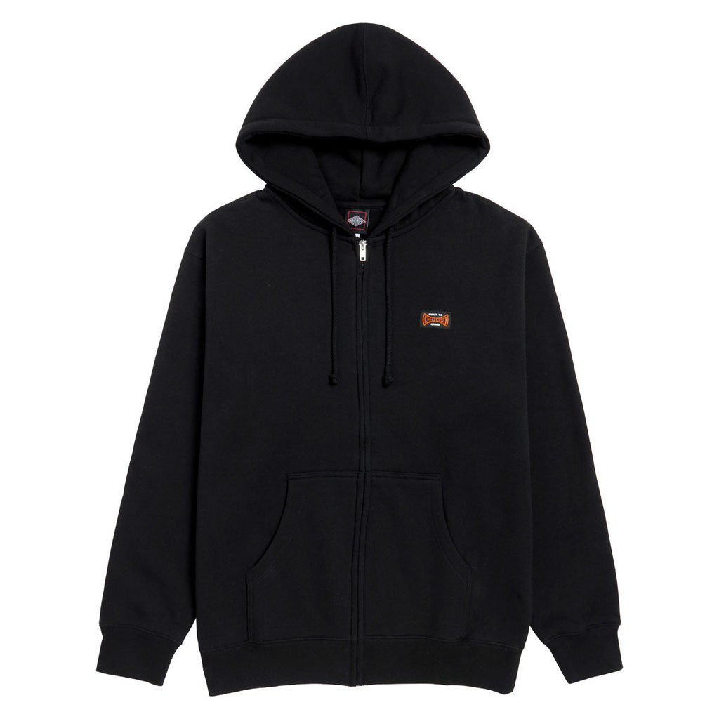Independent Built To Grind Span Zip Hoodie - Black