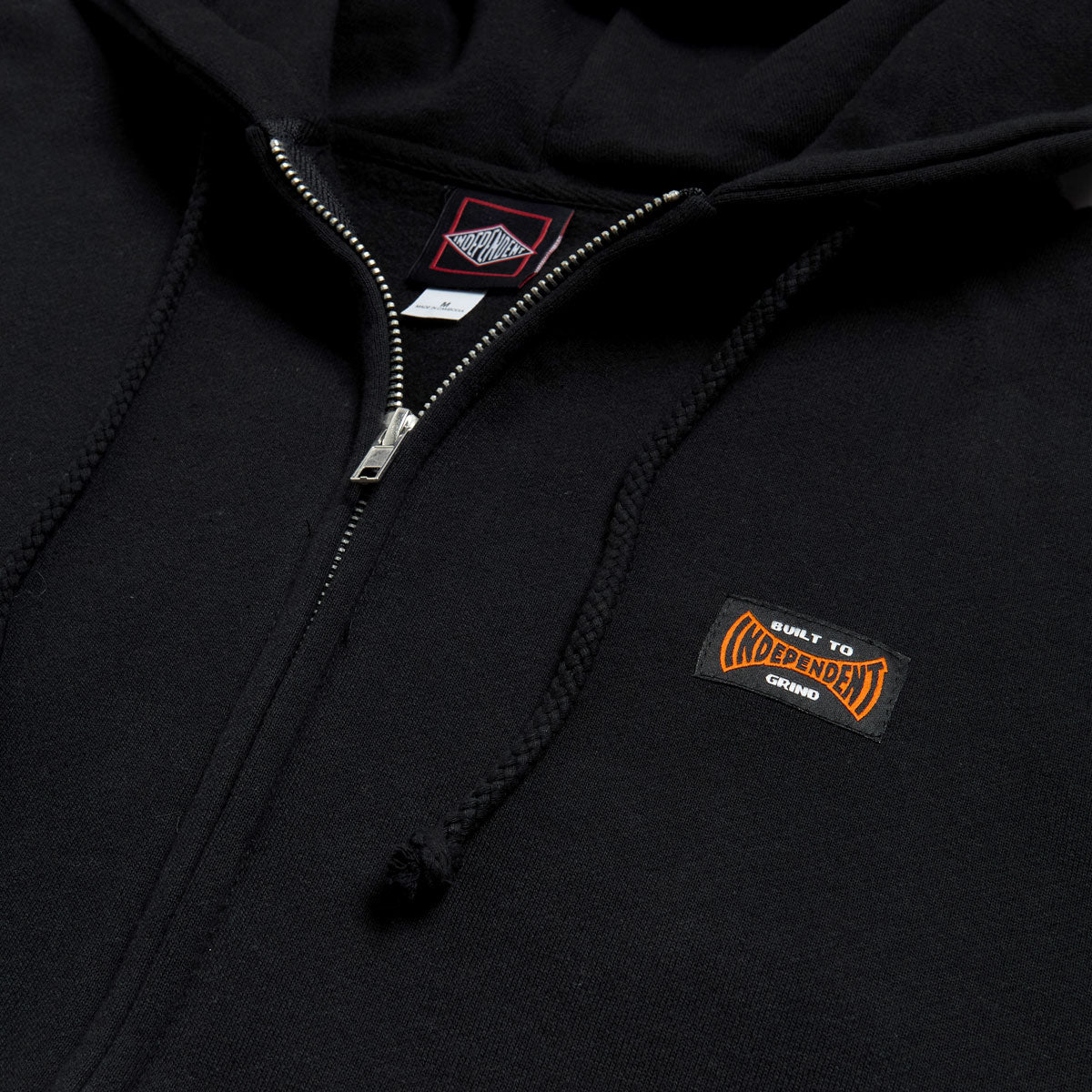 Independent Built To Grind Span Zip Hoodie - Black