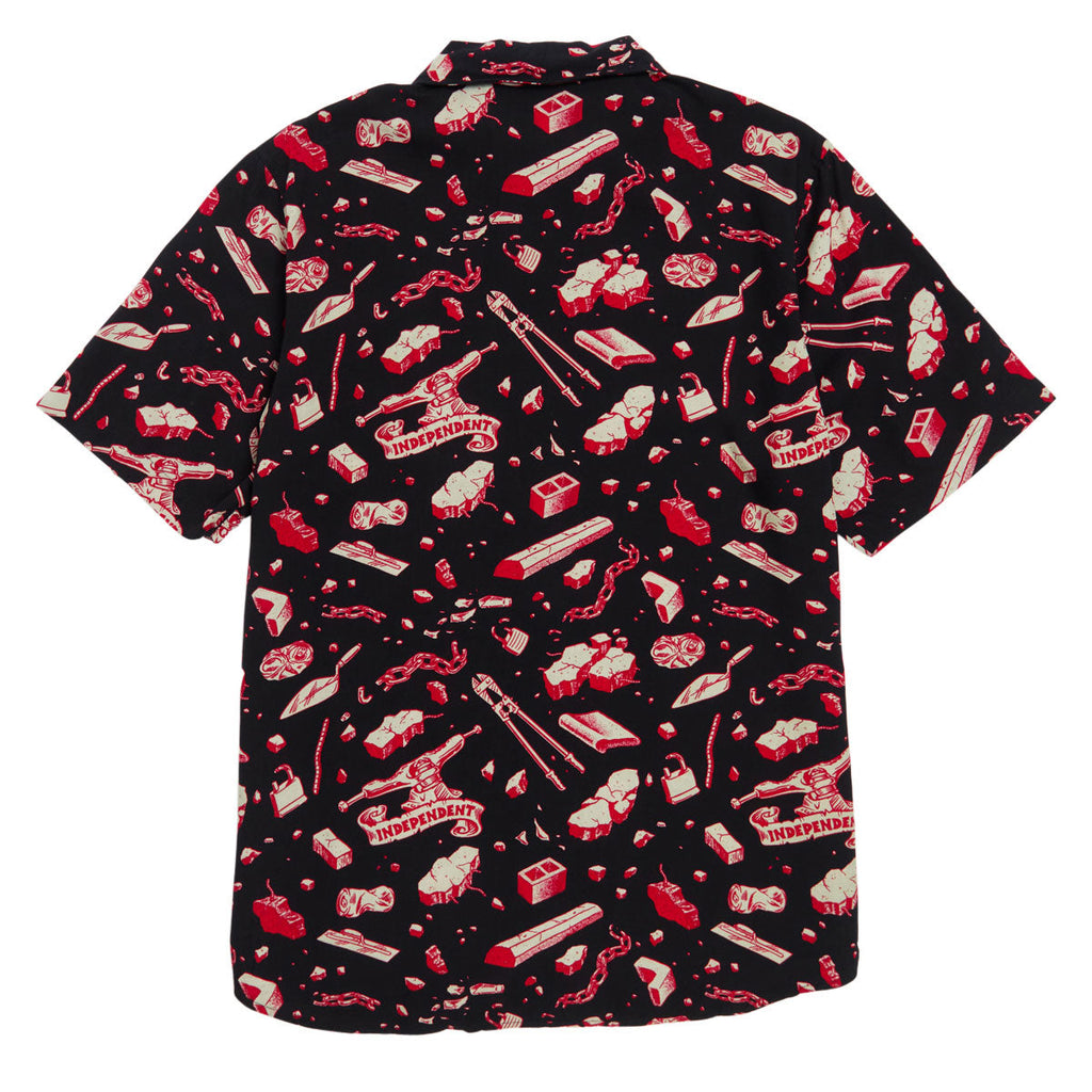 Independent Under The Bridge Party Shirt - Tar/Red