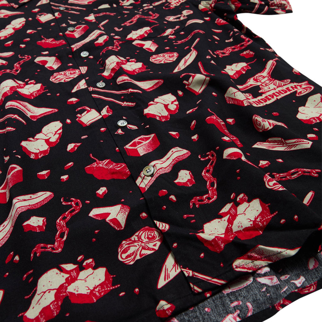 Independent Under The Bridge Party Shirt - Tar/Red