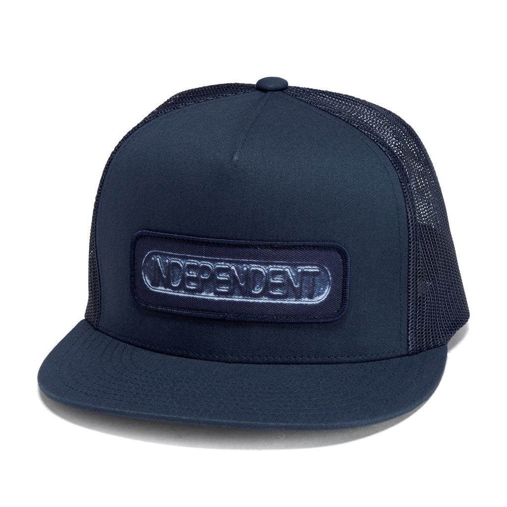 Independent Sand Cast Snapback Hat - Navy